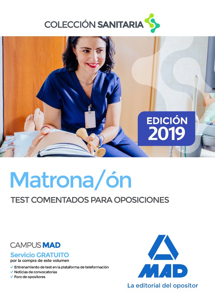 Matrona/ón. Test comentados para oposiciones, de Rodríguez Sánchez | portada del libro
