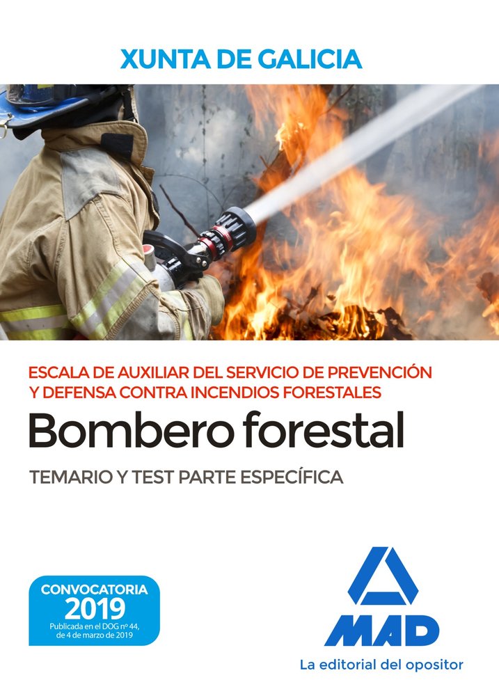Escala de Auxiliar del Servicio de Prevención y Defensa Contra Incendios Forestales, Especialidad Bo, de Costa Pérez | portad