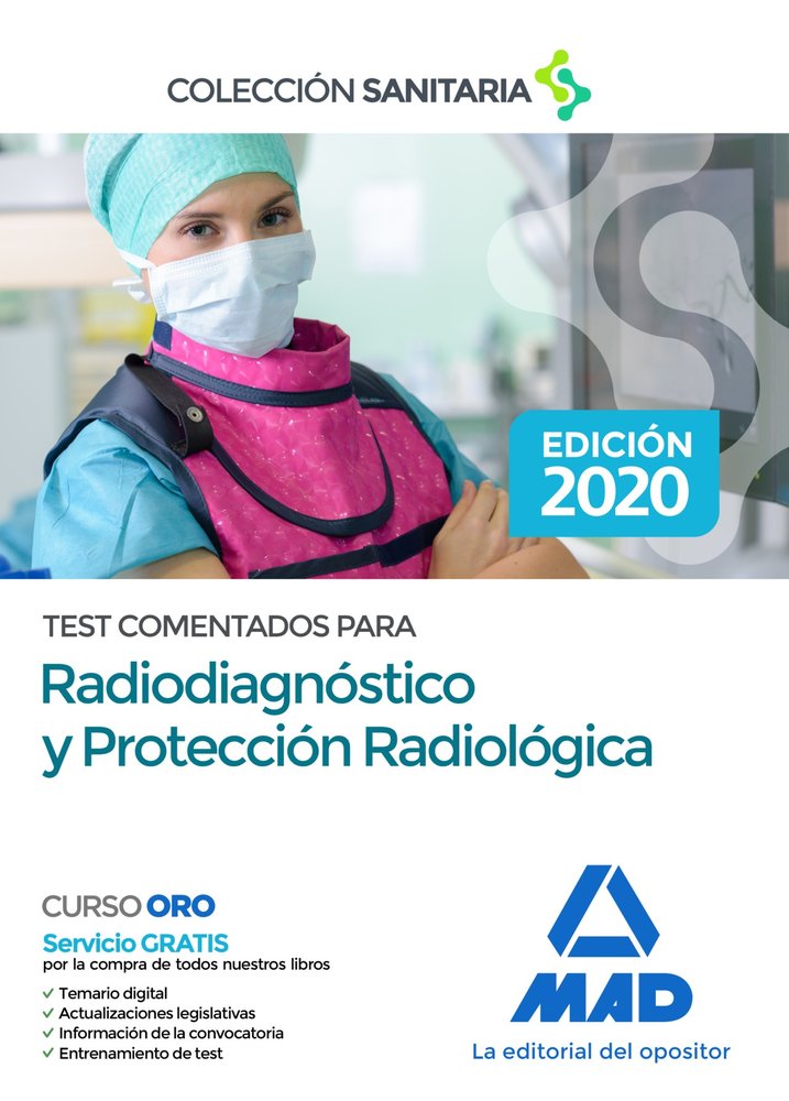 Test comentados para Radiodiagnóstico y Protección Radiológica, de Carrasco Herrera | portada del libro