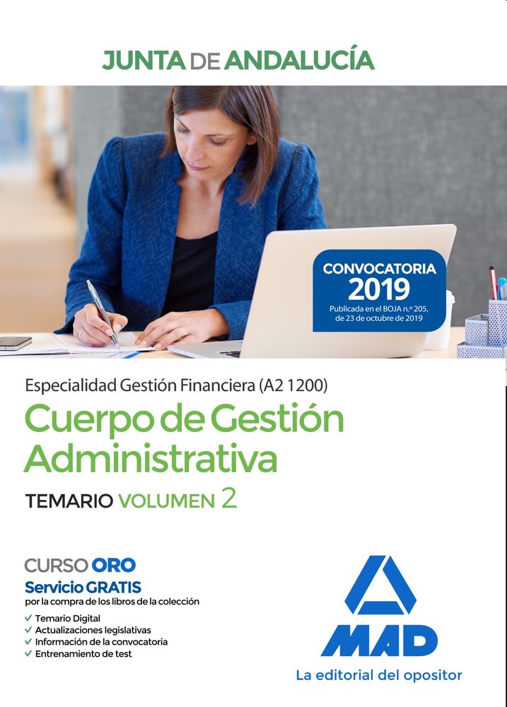 Cuerpo de Gestión Administrativa [Especialidad Gestión Financiera (A2 1200)] de la Junta de Andalucí, de Martínez Del Fresno 