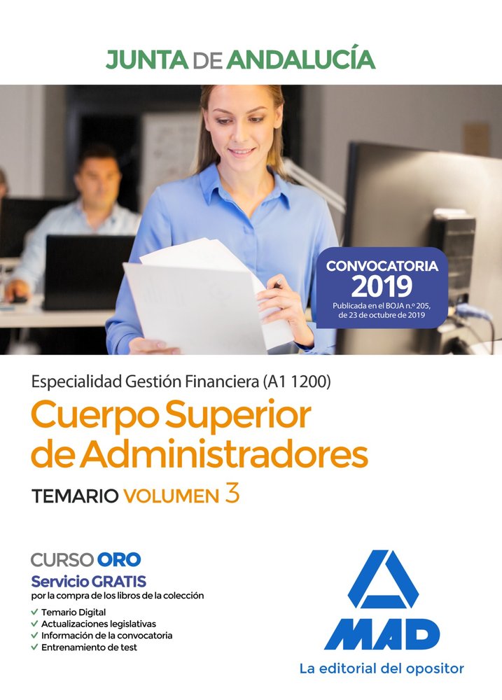 Cuerpo Superior de Administradores [Especialidad Gestión Financiera (A1 1200)] de la Junta de Andalu, de Martínez Del Fresno 