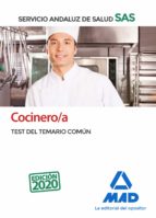 Cocinero/a del Servicio Andaluz de Salud. Test Común, de Varios autores | portada del libro