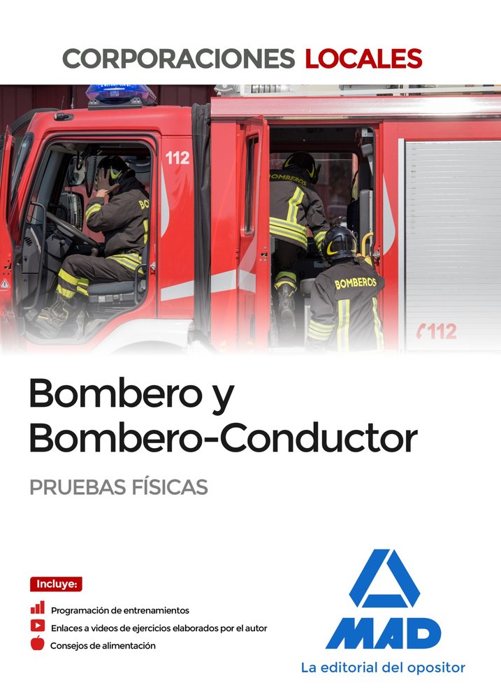 Bombero y Bombero-Conductor. Pruebas físicas., de SOTELINO LÓPEZ | portada del libro