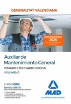 Auxiliar de Mantenimiento General de la Administración de la Generalitat Valenciana. Parte Especial, de Varios autores | port