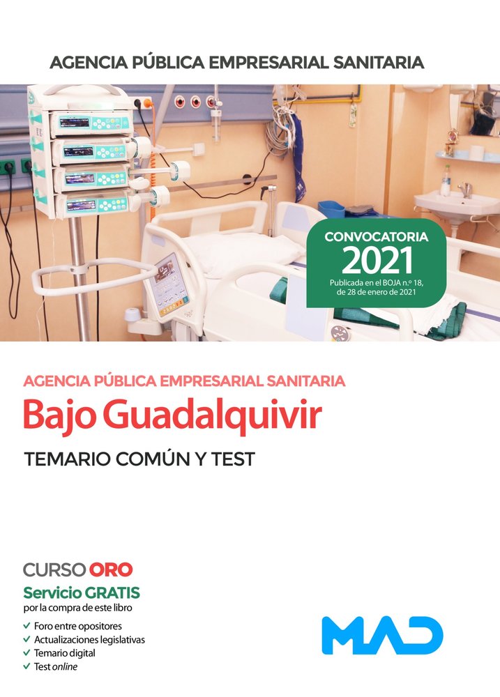 Agencia Pública Empresarial Sanitaria Bajo Guadalquivir. Temario común y test, de 7 EDITORES#GOMEZ MARTINEZ | portada del lib