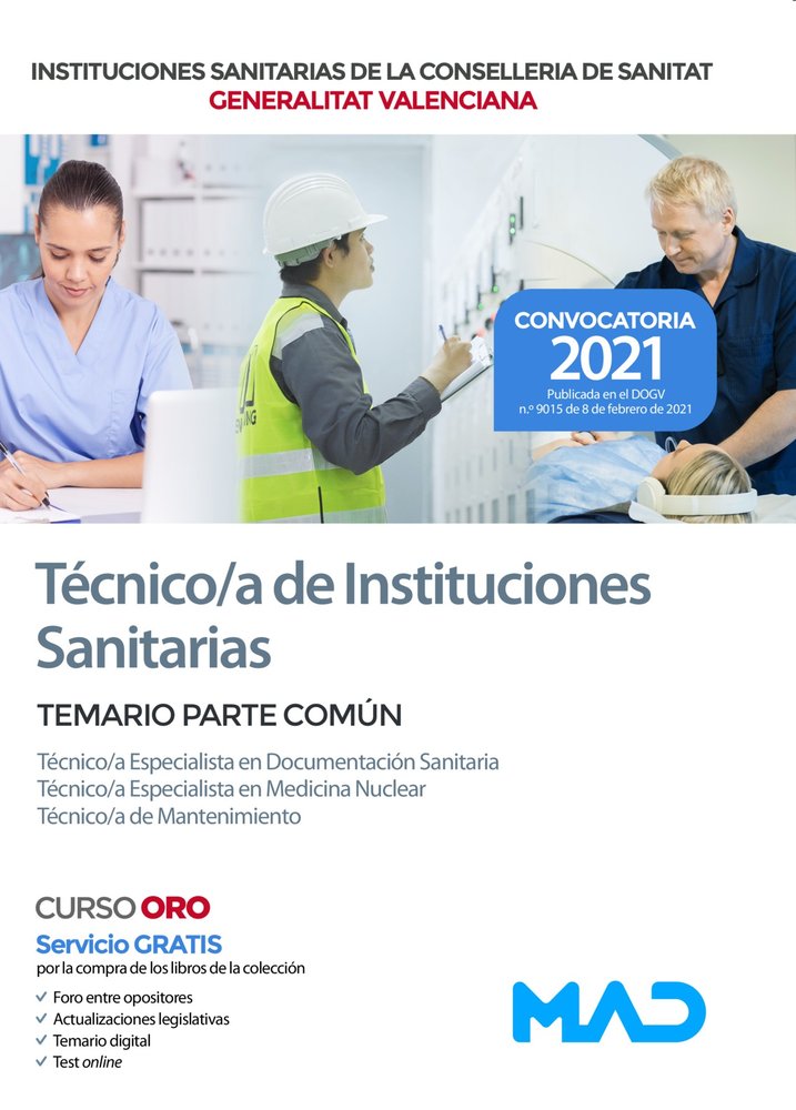 TECNICO/A ESPECIALISTA EN DOCUMENTACION SANITARIA, TECNICO/A, de 7 EDITORES#MOLADA LOPEZ | portada del libro