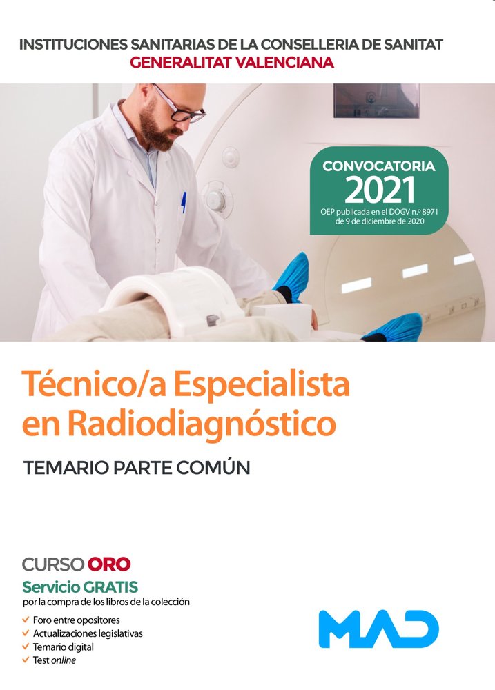TECNICO/A ESPECIALISTA EN RADIODIAGNOSTICO DE LAS INSTITUCIO, de 7 EDITORES#MOLADA LOPEZ | portada del libro