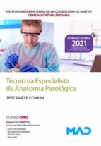 TECNICO ESPECIALISTA EN AMATOMIA PATOLOGICA CONSELLERIA DE SANITA, de Varios autores | portada del libro