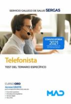 TELEFONISTA DEL SERVICIO GALLEGO DE SALUD, de Varios autores | portada del libro