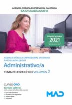 AGENCIA PUBLICA EMPRESARIAL SANITARIA BAJO TEMARIO 2, de Varios autores | portada del libro