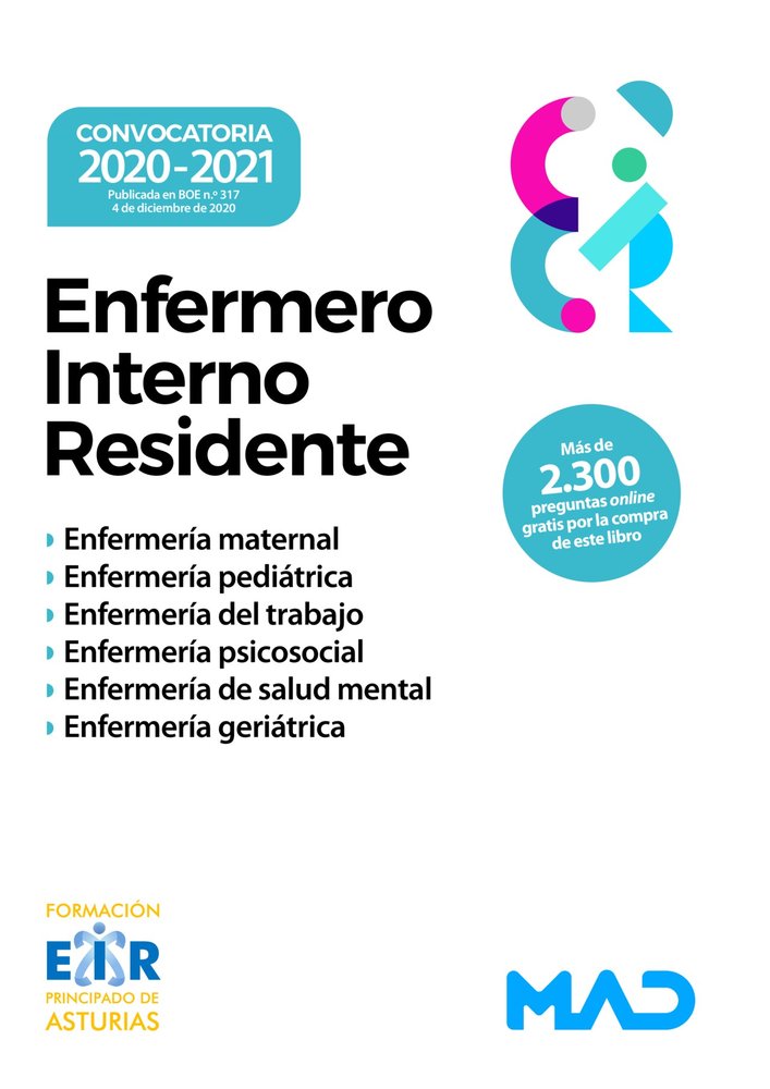 ENFERMERO INTERNO RESIDENTE EIR ENFERME, de SANTAMARTA MARTINEZ | portada del libro