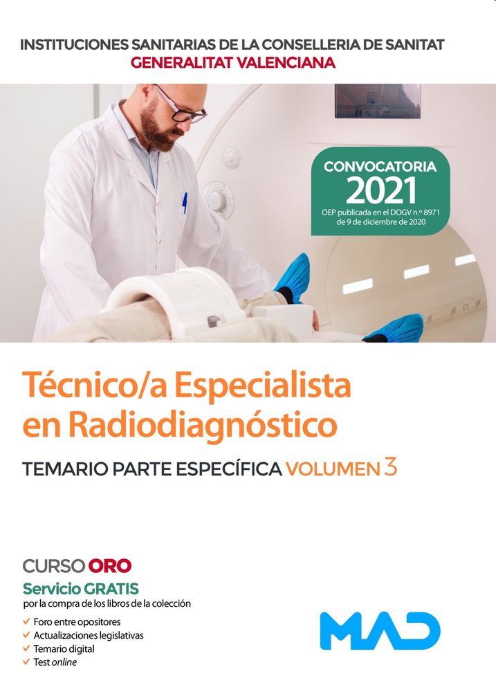 TECNICO/A ESPECIALISTA EN RADIODIAGNOSTICO DE LAS INSTITUCIO, de 7 EDITORES#SILVA GARCIA | portada del libro