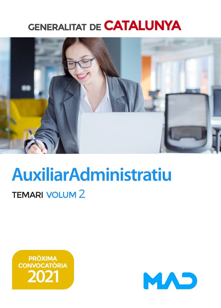 Auxiliar Administratiu de la Generalitat de Catalunya. Temari volum 2, de ROJO FRANCO | portada del libro