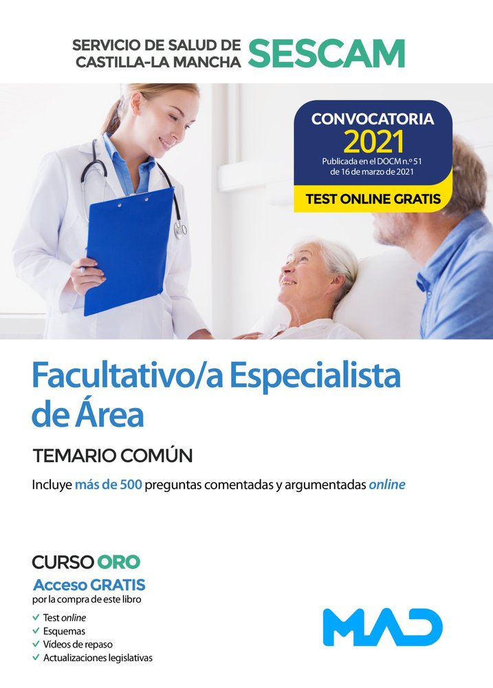 FACULTATIVO/A ESPECIALISTA DE AREA DEL SERVICIO DE SALUD DE, de 7 EDITORES#GOMEZ MARTINEZ | portada del libro