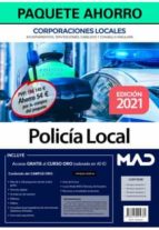 PAQUETE AHORRO POLICIA LOCAL DE CORPORACIONES LOCALES. AHORR, de Varios autores | portada del libro