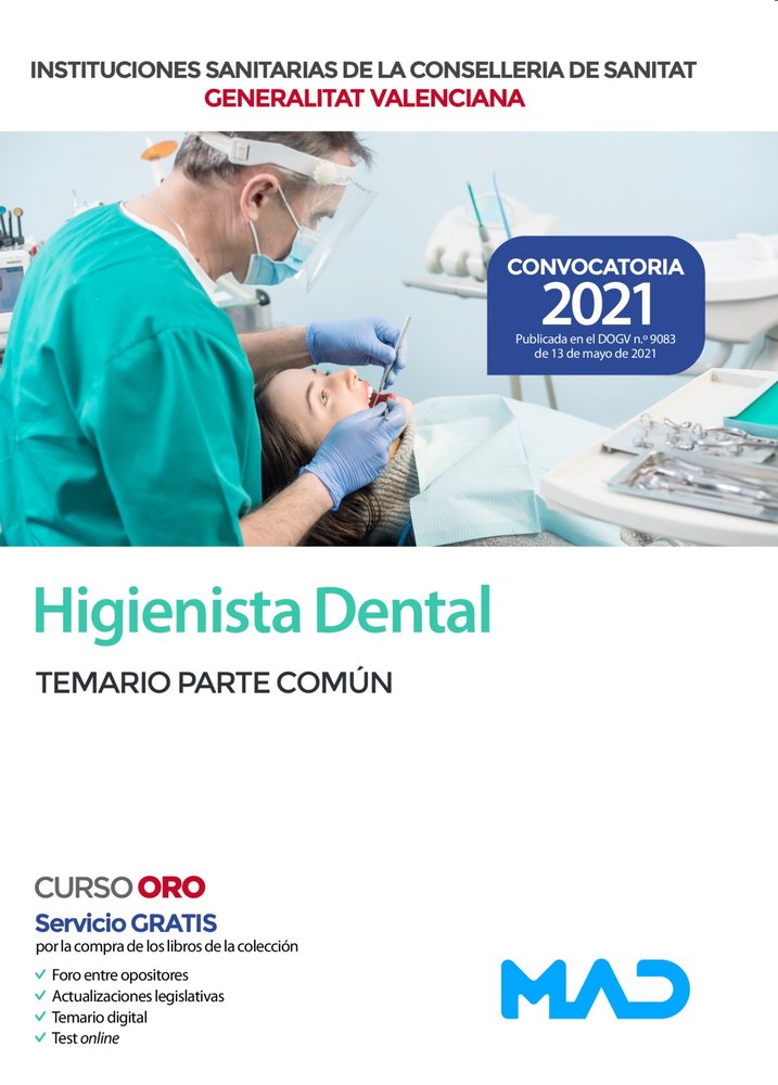 HIGIENISTA DENTAL DE LAS INSTITUCIONES SANITARIAS DE LA CONS, de 7 EDITORES#MOLADA LOPEZ | portada del libro