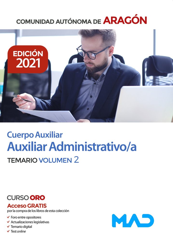 CUERPO AUXILIAR DE LA ADMINISTRACION DE LA COMUNIDAD AUTONOM, de 7 EDITORES#TOJEIRO ALCALA | portada del libro