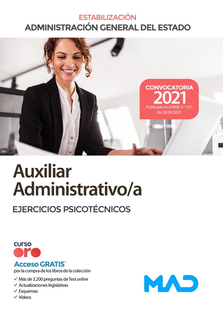 AUXILIAR ADMINISTRATIVO/A ADMINISTRACION GENERAL DEL ESTADO. ESTA, de VVAA | portada del libro