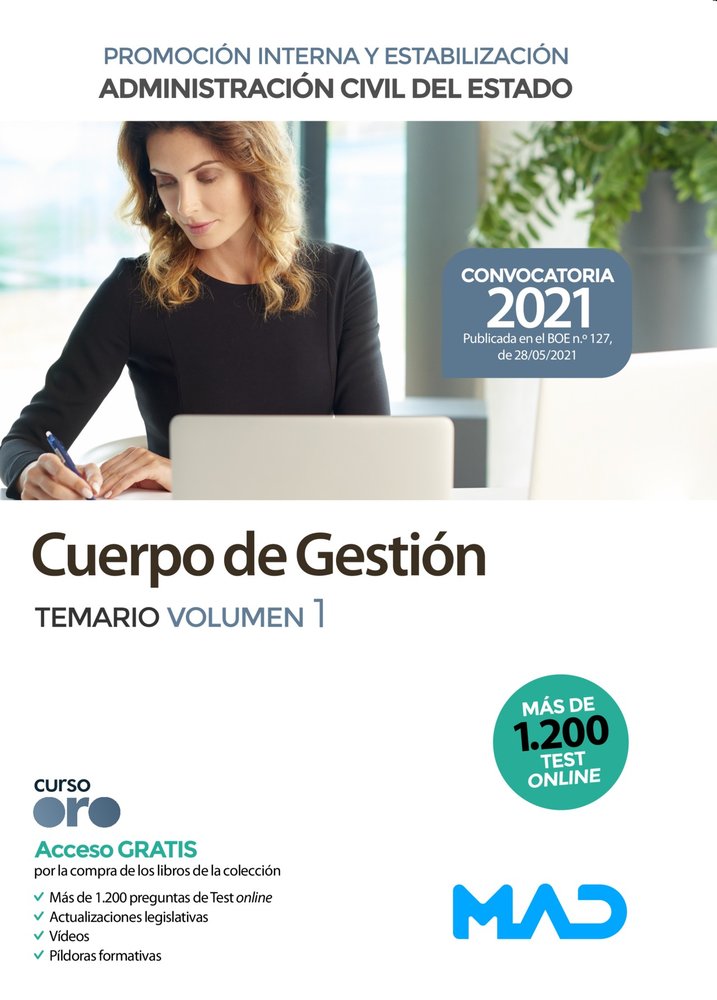 CUERPO DE GESTION DE LA ADMINISTRACION CIVIL DEL ESTADO (PRO, de 7 EDITORES#GONZALEZ RABANAL | portada del libro