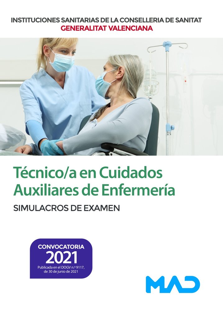 TECNICO/A EN CUIDADOS AUXILIARES DE ENFERMERIA DE INSTITUCIO, de 7 EDITORES | portada del libro
