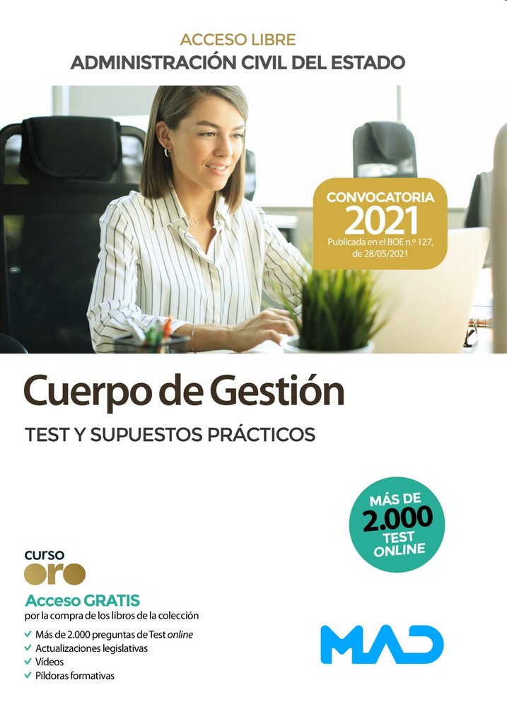 CUERPO DE GESTION DE LA ADMINISTRACION CIVIL DEL ESTADO (ACC, de 7 EDITORES#GONZALEZ RABANAL | portada del libro