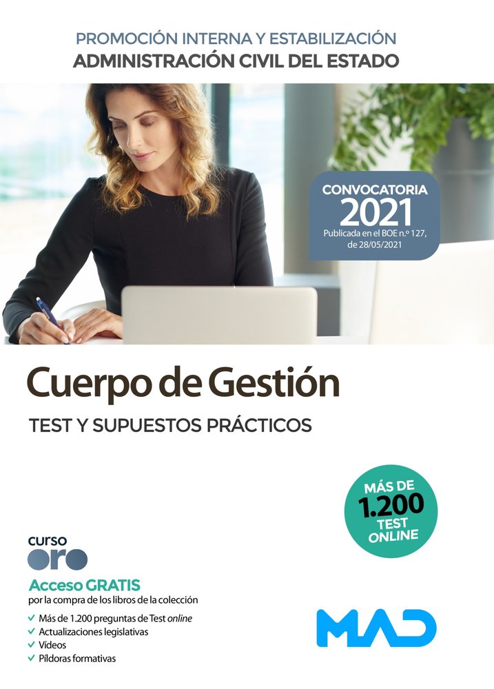 CUERPO DE GESTION DE LA ADMINISTRACION CIVIL DEL ESTADO (PRO, de GONZALEZ RABANAL | portada del libro