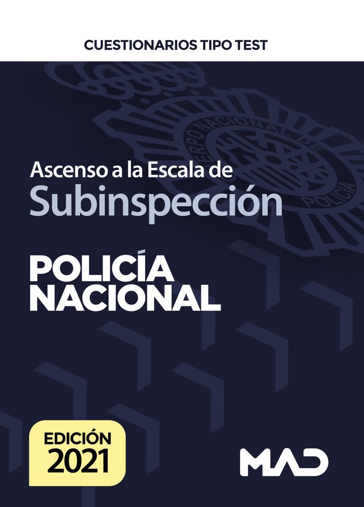 ASCENSO ESCALA SUBINSPECCION POLICIA NACIONAL, de VVAA | portada del libro