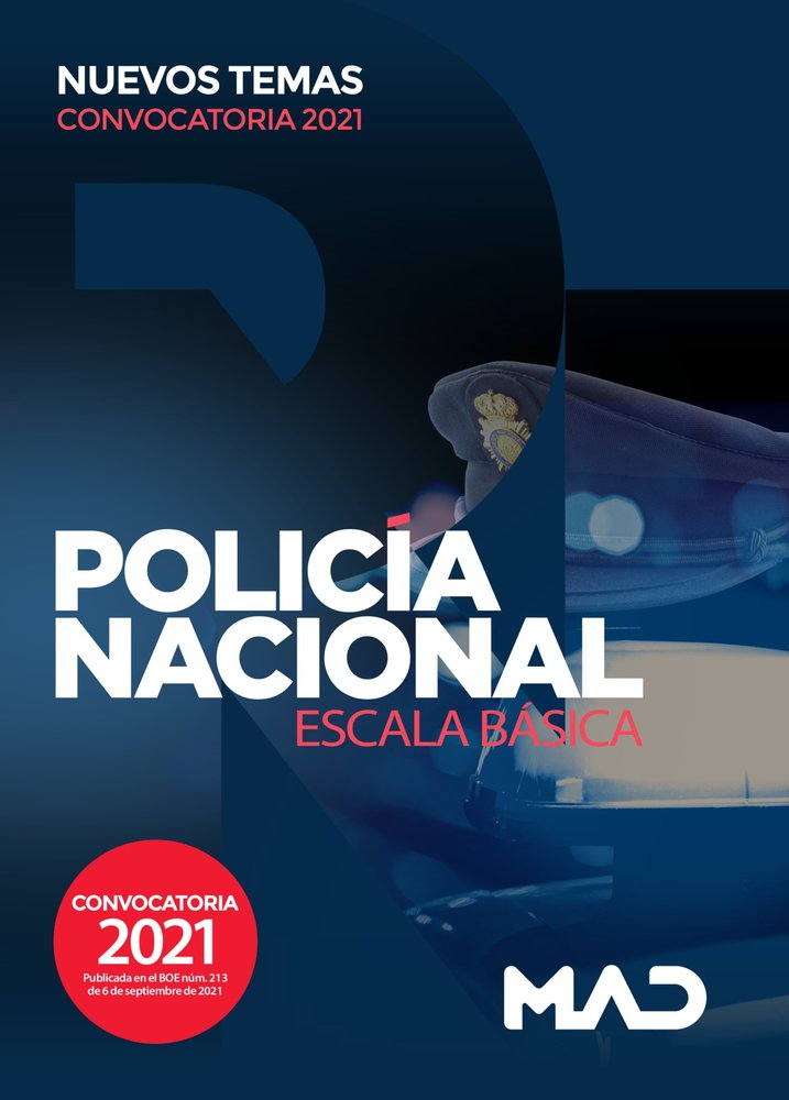 POLICIA NACIONAL ESCALA BASICA NUEVOS TEMAS CONVOCATORIA 20, de RODRIGUEZ YERGO | portada del libro