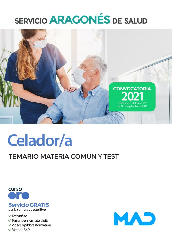 CELADOR SERVICIO ARAGONES SALUD TEMARIO, de 7 EDITORES | portada del libro