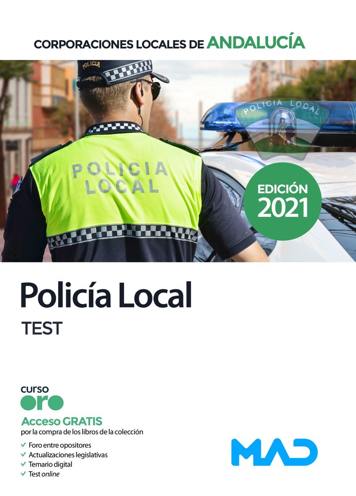 POLICIA LOCAL ANDALUCIA TEST, de 7 EDITORES | portada del libro