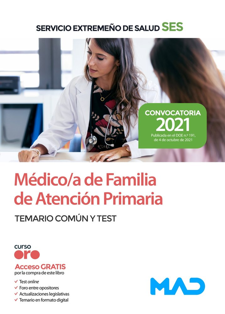 MEDICO/A DE FAMILIA ATENCION PRIMARIA SERVICIO EXTREM, de 7 EDITORES#CAYETANO RODRIGUEZ | portada del libro