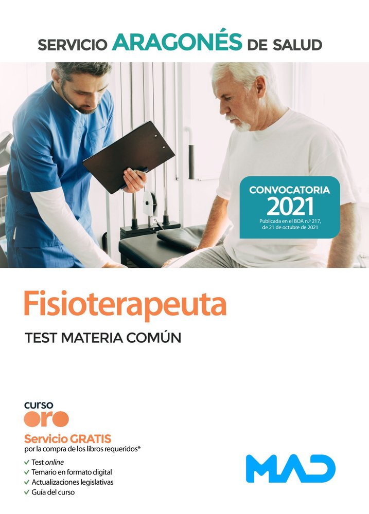 FISIOTERAPEUTA SERVICIO ARAGONES SALUD, de 7 EDITORES#GOMEZ MARTINEZ | portada del libro