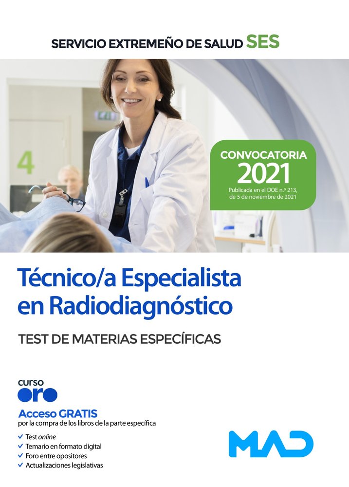 TECNICO/A ESPECIALISTA RADIODIAGNOSTICO EXTR, de GIL RAMOS | portada del libro