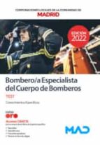 BOMBERO/A ESPECIALISTA CUERPO BOMBEROS COM, de Varios autores | portada del libro