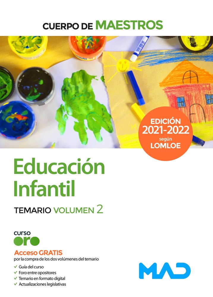 CUERPO MAESTROS EDUCACION INFANTIL TEMARIO VOLUMEN 2, de RIBES ANTUÑA | portada del libro