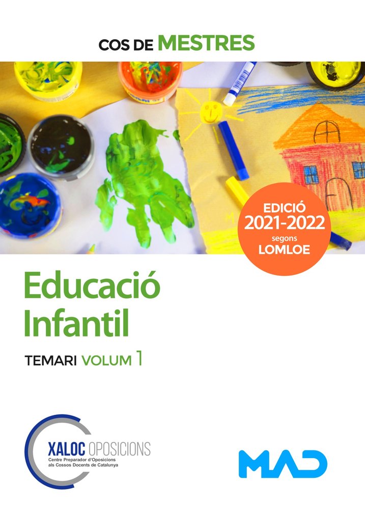 COS DE MESTRES EDUCACIO INFANTIL TEMARI VOL 1, de ZANON ESTUDIOS UNIVERSITARIOS SUP | portada del libro