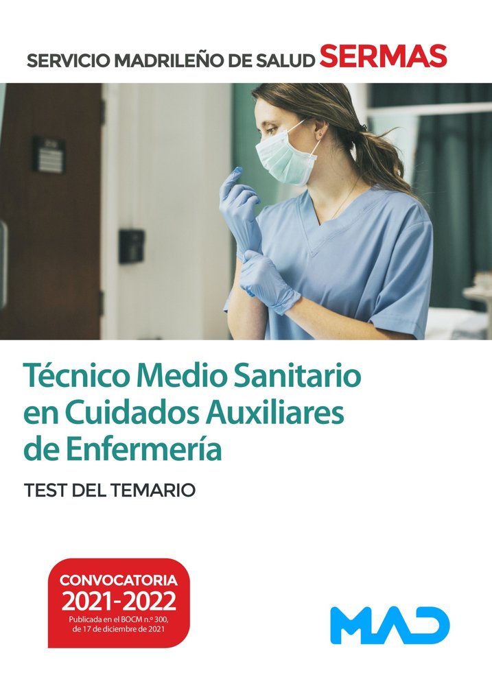 TECNICO MEDIO SANITARIO CUIDADO AUXILIAR DE ENFERMER, de 7 EDITORES#GOMEZ MARTINEZ | portada del libro