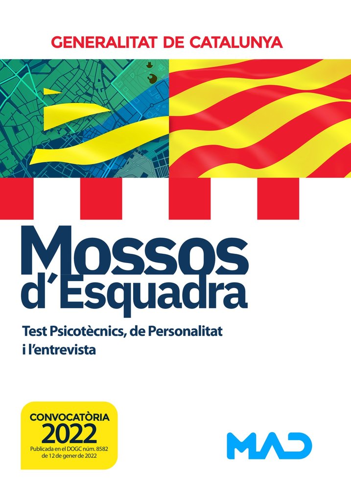 MOSSOS DÏESQUADRA TEST PSICOTECNICS PERSONALITAT I L& X, de 7 EDITORES | portada del libro