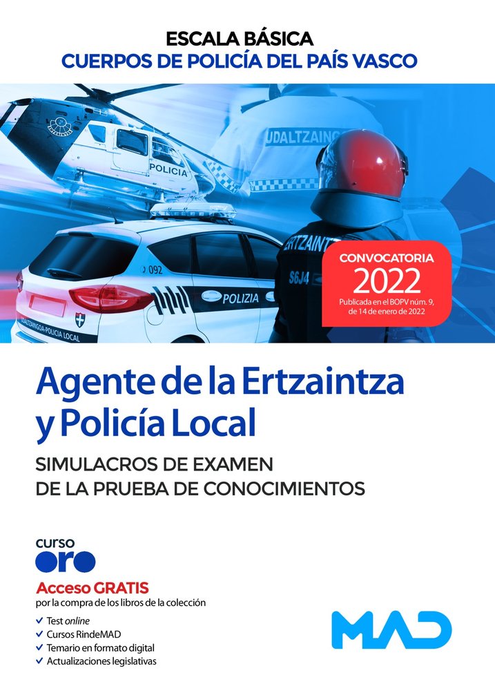AGENTE DE LA ESCALA BASICA DE LOS CUERPOS DE POLICIA DEL PAI, de MUÑOZ LABIANO | portada del libro