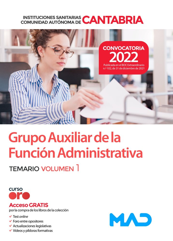 GRUPO AUXILIAR FUNCION ADMINISTRATIVA INSTITUCI, de 7 EDITORES#GOMEZ MARTINEZ | portada del libro