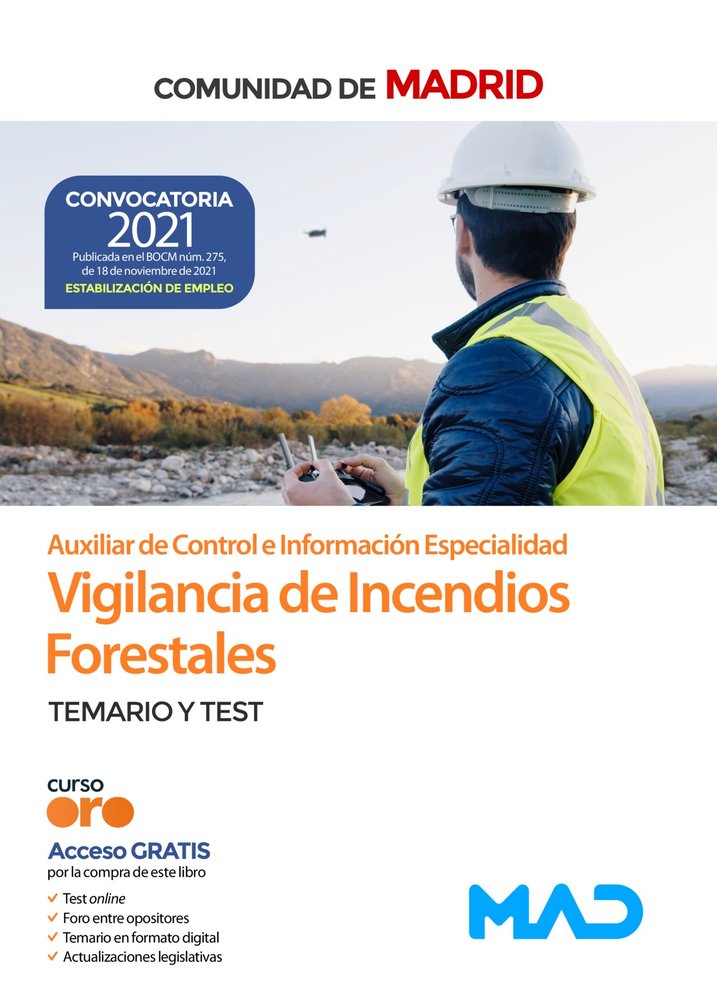 AUXILIAR CONTROL E INFORMACION ESPECIALIDAD DE VIGILAN, de CERVERA SANCHEZ | portada del libro