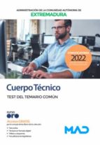 CUERPO TECNICO ADMINISTRACION COMUNIDAD AU, de Varios autores | portada del libro