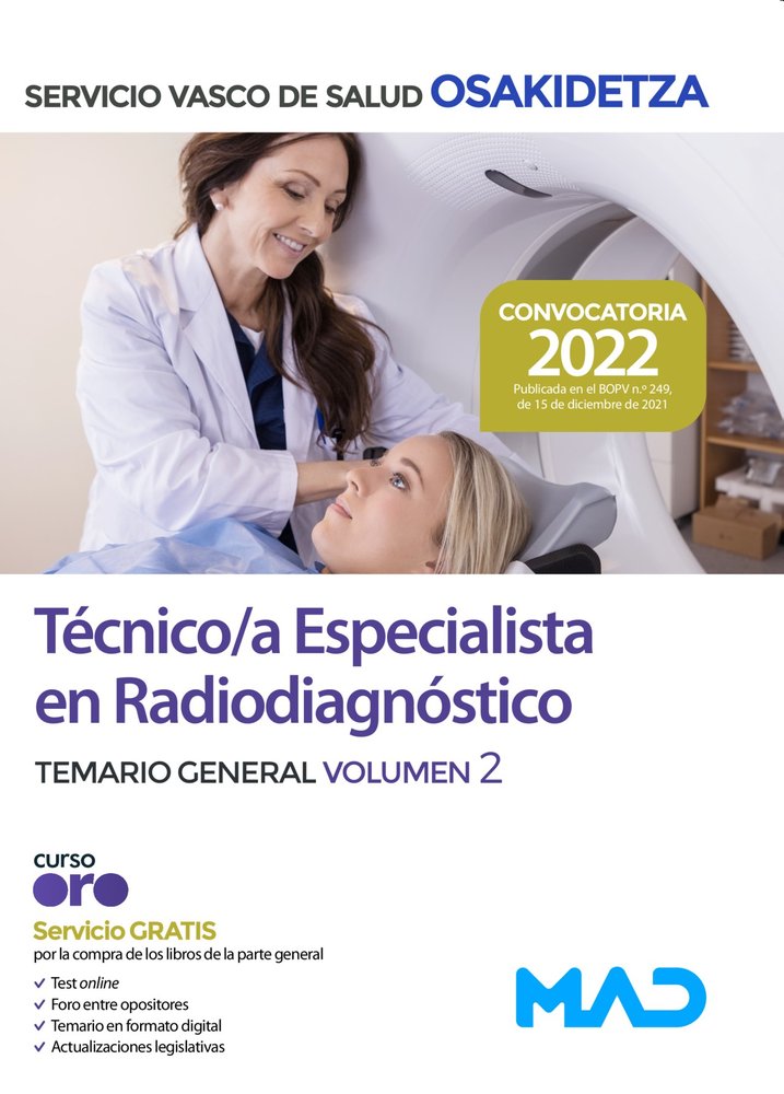 TE RADIODIAGNOSTICO VOLUMEN 2 OSAKIDETZA | portada del libro