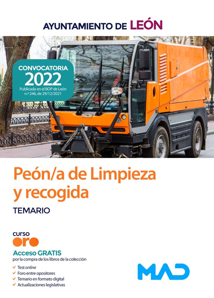PEON/A LIMPIEZA Y RECOGIDA AYUNTAMIENTO LEON. TEMA, de 7 EDITORES#GONZALEZ RABANAL | portada del libro