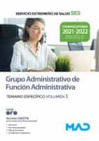 GRUPO ADMINISTRATIVO FUNCION ADMINISTRATIVA DEL SERVICIO, de Varios autores | portada del libro