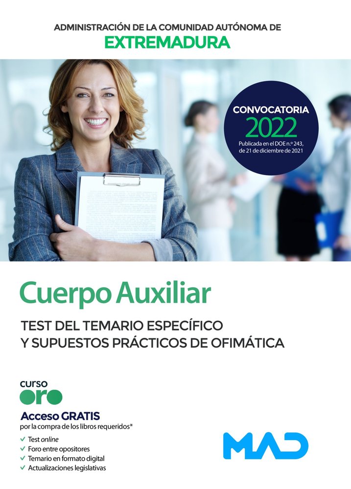 AUXILIAR ADMINISTRACION GENERAL COMUNIDAD AUTONOMA, de 7 EDITORES | portada del libro
