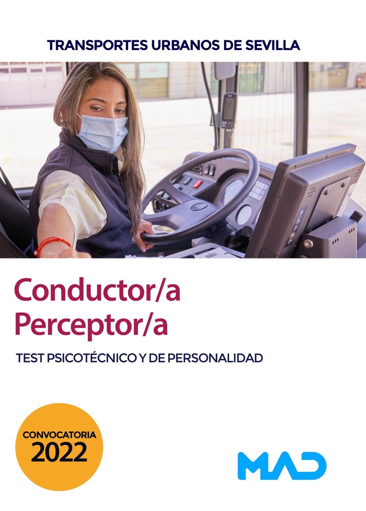 TEST PSICOTECNICO Y DE PERSONALIDAD PARA CONDUCTOR/A-PERCEPT, de 7 EDITORES | portada del libro