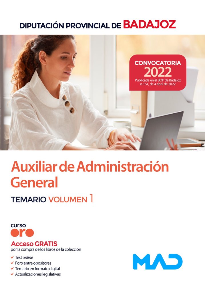 AUXILIAR ADMINISTRACION GENERAL DIPUTACION PROVINCI, de 7 EDITORES#TORRES FONSECA | portada del libro