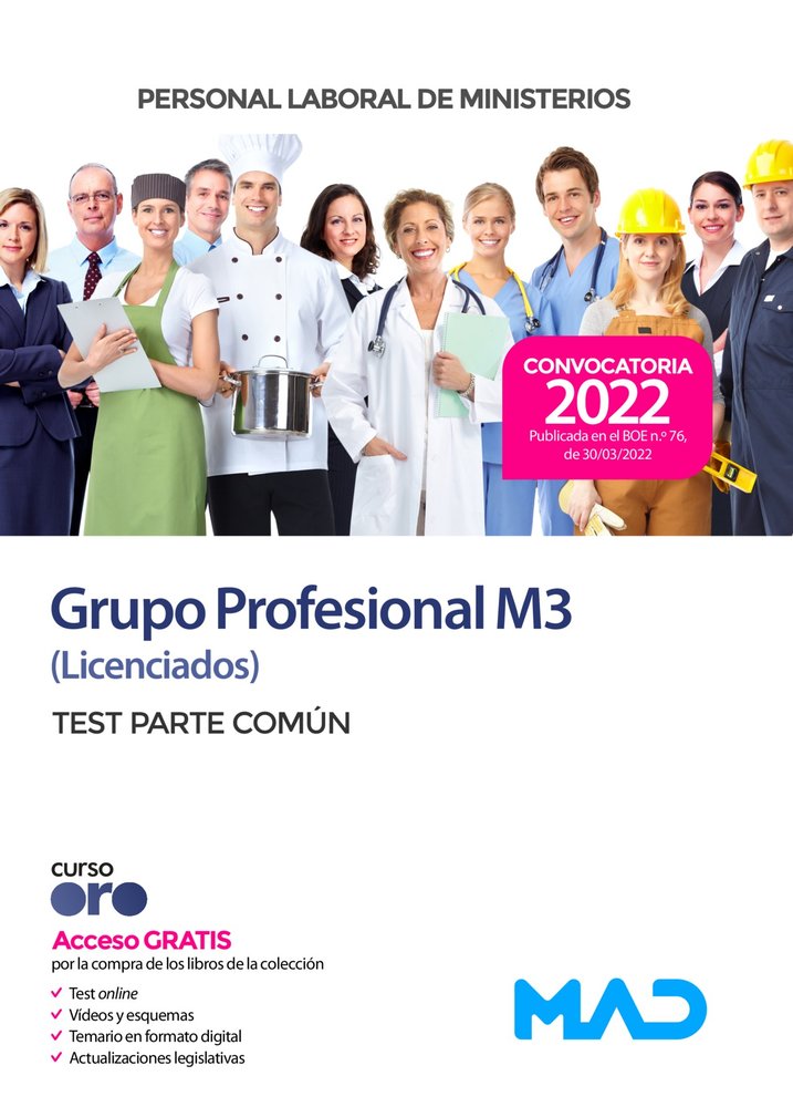 PERSONAL LABORAL MINISTERIOS GRUPO PROFESIONAL M3 (LICENC, de 7 EDITORES#GONZALEZ RABANAL | portada del libro