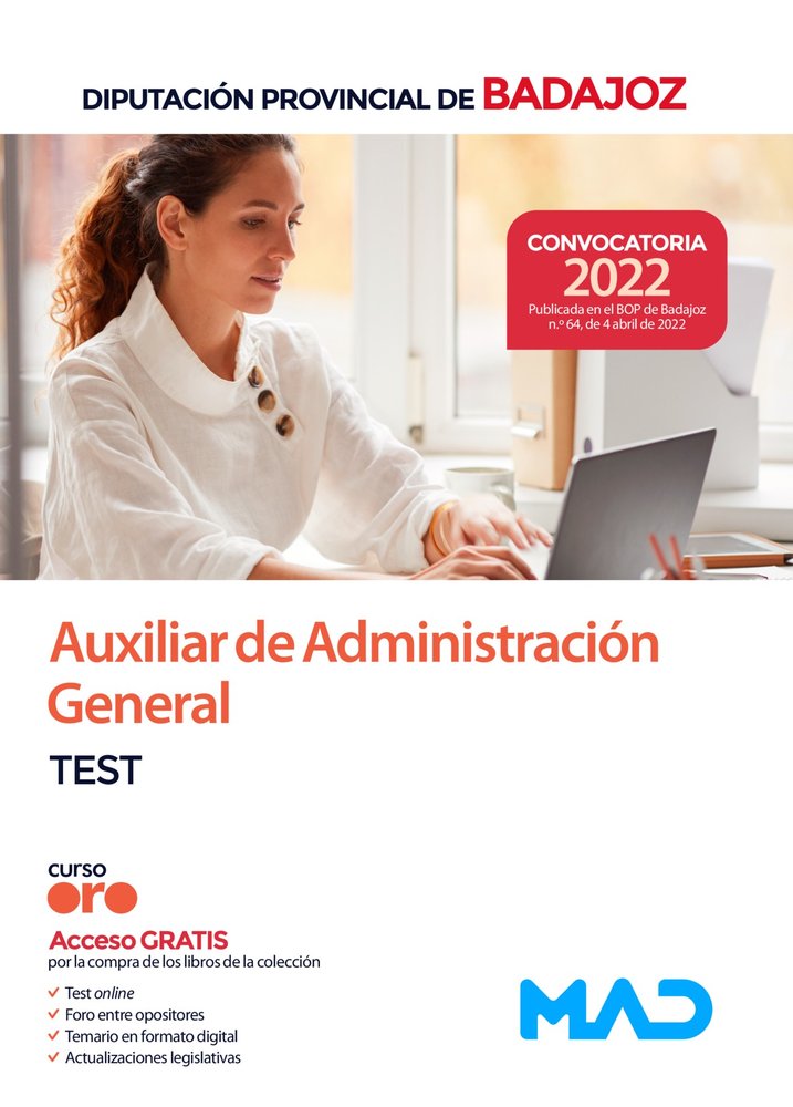 AUXILIAR ADMINISTRACION GENERAL DIPUTACION PROVINCI, de 7 EDITORES#USERO LOPEZ | portada del libro